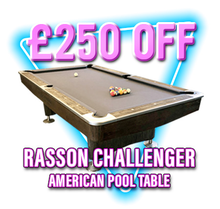 Rasson Challenger Pool Table - £250 Off - Cyber Deals Week 2021