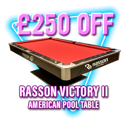 Rasson Victory II American Pool Table - £250 Off - Cyber Deals Week 2021