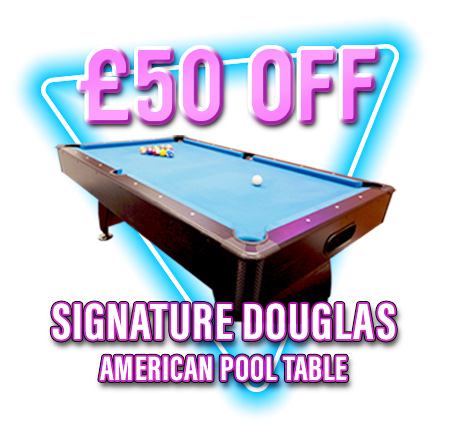 Signature Douglas Pool Table - £50 Off - Cyber Deals Week 2021