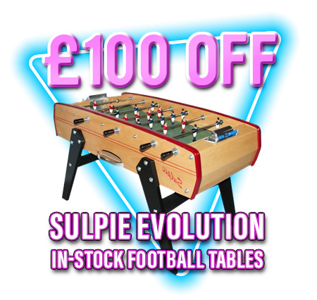 Sulpie Evolution Football Table - £100 Off - Cyber Deals Week 2021