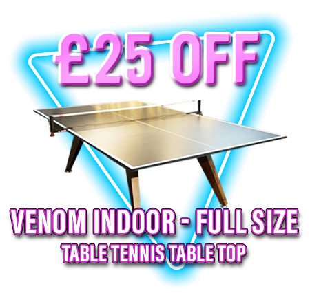 Venom Table Tennis Table Tops - £25 Off - Cyber Deals Week 2021
