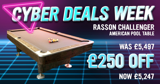 Rasson Challenger Pool Table - £250 Off - Cyber Deals Week