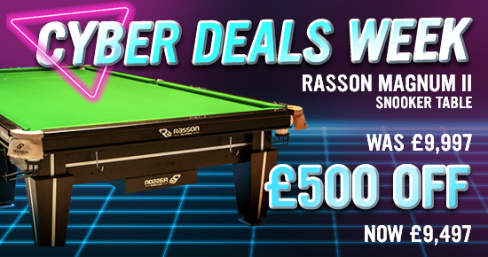 Rasson Magnum II American Pool Table - £500 Off - Cyber Deals Week