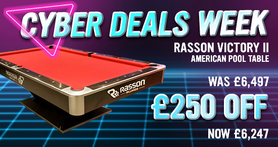 Rasson Victory II American Pool Table - £250 Off - Cyber Deals Week