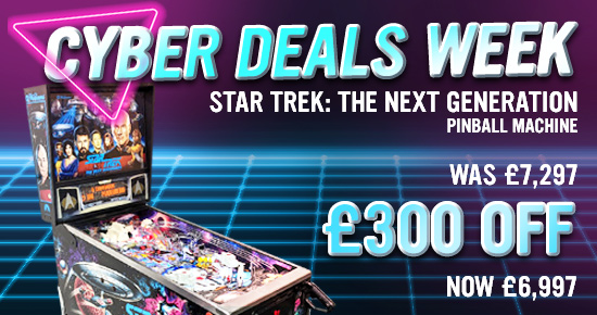 Star Trek Pinball Machine - £300 Off - Cyber Deals Week