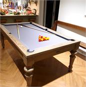 Signature Norton Pool Dining Table in Silver Mist: 7ft
