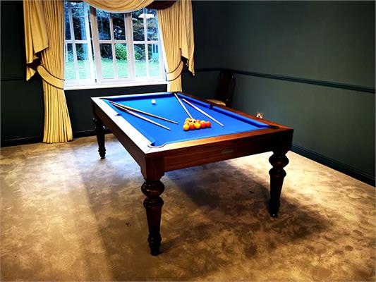Signature Norton Pool Dining Table in Walnut: 7ft