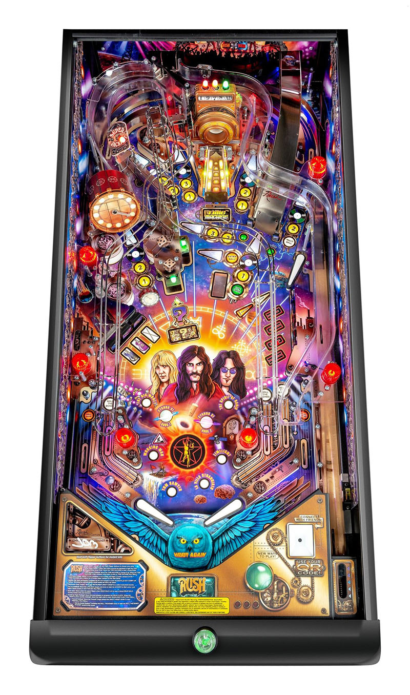 Rush LE Pinball Machine - Playfield Plan