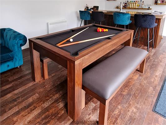 Signature Chester Walnut Pool Dining Table: 6ft, 7ft