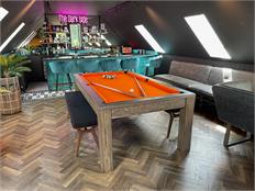 Signature Chester Silver Mist Pool Dining Table: 6ft, 7ft