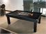 Signature Oxford Pool Dining Table - Black Finish - Jack Daniel's Cloth