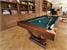 Signature Huntsman Pool Dining Table - Walnut Finish - Ranger Green Cloth