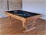 Signature Huntsman Pool Dining Table - Solid Oak Finish - Black Cloth without Dining Tops