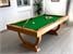 Signature Huntsman Pool Dining Table - Solid Oak Finish - Match Green Cloth