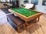 Signature Huntsman Pool Dining Table - Solid Oak Finish - Match Green Cloth without Dining Tops