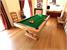 Signature Huntsman Pool Dining Table - Solid Oak Finish - Match Green Cloth without Dining Tops
