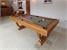 Signature Huntsman Pool Dining Table - Solid Oak Finish - Taupe Cloth