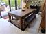 Signature Richman Pool Dining Table - Silver Mist Finish - Dining Tops and Matching Bench