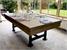 Signature Marshall Pool Dining Table - Silver Mist Finish - Dining Tops with Dining Spread