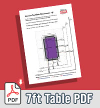 Download 7ft Pool Table Measurements PDF
