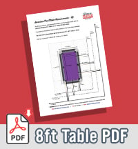 Download 8ft Pool Table Measurements PDF