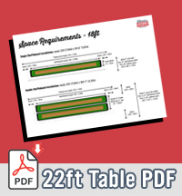 Download 22ft Shuffleboard Measurements PDF