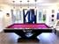 Rasson Victory II American Pool Table In Black with Cherry Red Cloth - Installation