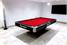 Rasson Victory II American Pool Table In Black with Red Cloth - Installation