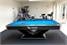 Rasson Victory II American Pool Table In Black with Tournament Blue Cloth - Installation
