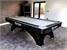 Rasson Ox American Pool Table - Black Finish - Banker's Grey Cloth