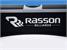 Rasson Ox American Pool Table - Black Finish - Side Panel Logo Close Up