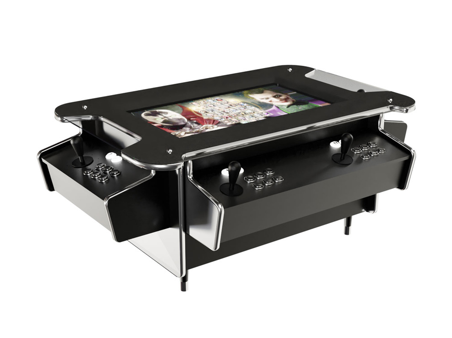 Synergy X Coffee Table Arcade Machine - Black Finish - 1