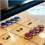 Signature Marlowe Shuffleboard Table In Dark Natural Oak - Commercial Installation