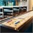 Signature Marlowe Shuffleboard Table In Dark Natural Oak - Commercial Installation
