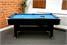 Signature Dean Wood Bed American Pool Table in Black - Side