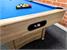 Signature Dean Wood Bed American Pool Table In Grey Oak - Ball Return