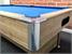 Signature Dean Wood Bed American Pool Table In Grey Oak - Chrome Corner Caps and Ball Return