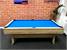 Signature Dean Wood Bed American Pool Table In Grey Oak - Side