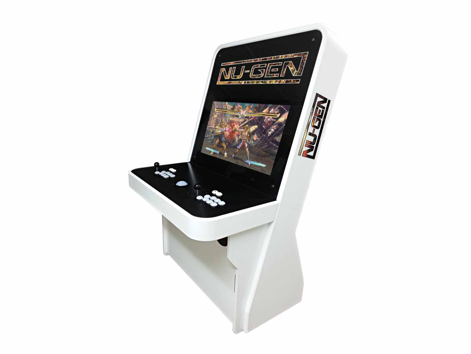 Nu-Gen Arcade Machine - Black & White Finish