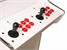 Apex Upright Arcade Machine - White Finish Red Buttons - Panel