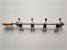 RS Barcelona Wall Champions 4 Hook Coat Rack in England Uniform