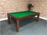 Signature Anderson Pool Dining Table - Walnut Finish - Warehouse Clearance - Angled