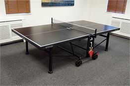 Rasson S1950A Indoor Table Tennis Table: Black Finish
