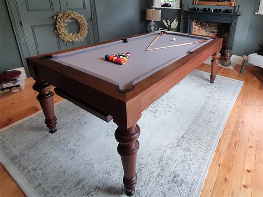 Signature Norton Pool Dining Table in Walnut: 7ft