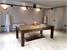 Signature Chester Pool Dining Table In Silver Mist Oak (Dining Tops On) - Installation