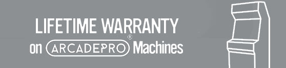 ArcadePro Lifetime Warranty Banner