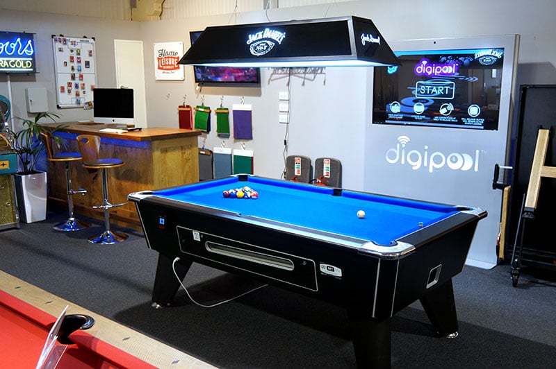 Signature Tournament Pro Edition English Pool Table - In Showroom