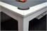 Signature Strickland American Pool Dining Table In White - Corner Pocket