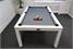 Signature Strickland American Pool Dining Table In White - End