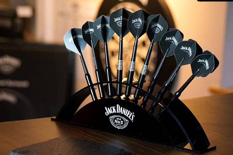 Jack Daniel's 9 Darts Arch Display Stand - In Showroom